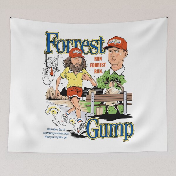 Item preview,  Run Forrest Run Retro Tee Tribute designed and sold by ndalamson.