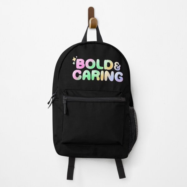 Item preview, Bold & Caring in Pastel Rainbow designed and sold by lizzymoo.