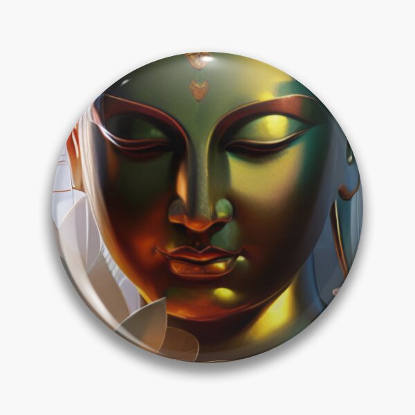 Item preview, Gold, Green and White Quan Yin designed and sold by Joy Shuliana.