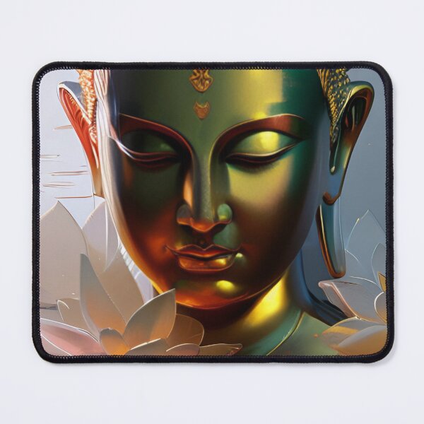 Item preview, Gold, Green and White Quan Yin designed and sold by Joy Shuliana.