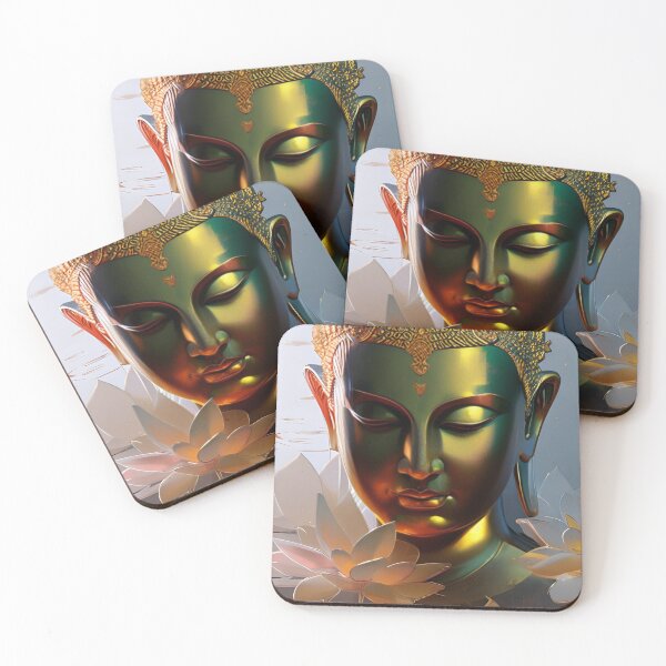 Item preview, Gold, Green and White Quan Yin designed and sold by Joy Shuliana.