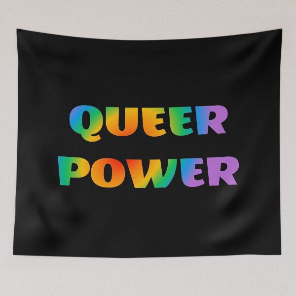 Item preview, Queer Power   pride month designed and sold by Inspirationmotivation.