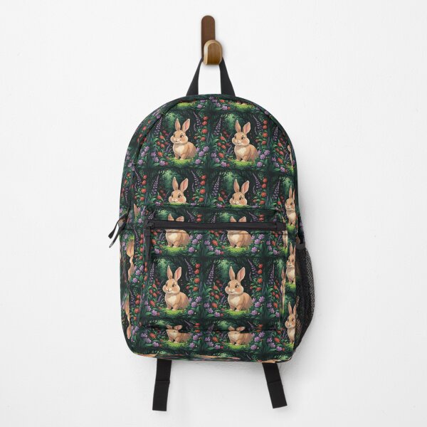 Item preview, Cute and adorable Bunny standing in the heart of lush green forest designed and sold by Nature's Palette.
