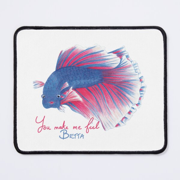 Item preview, Colorful Betta fish with text designed and sold by ChantellaGF.
