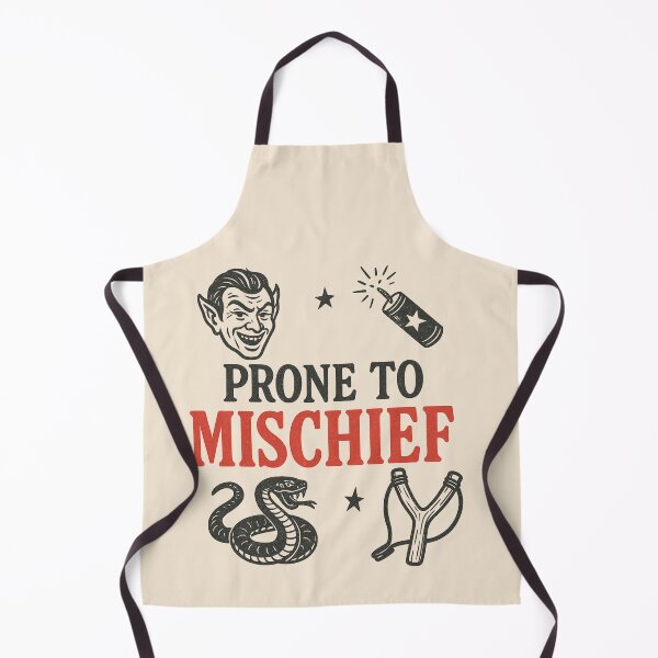 Item preview, Prone to Mischief Retro Mischief Maker designed and sold by Design Delinquent.