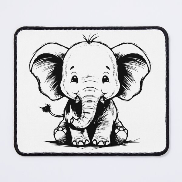 Item preview, elephant designed and sold by MeerkatArt.