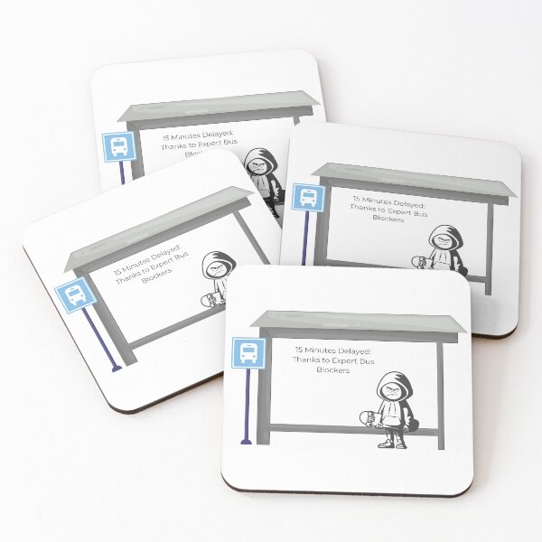 Item preview, Expert Bus Blockers – Urban Delay Champion designed and sold by cozylaughs.