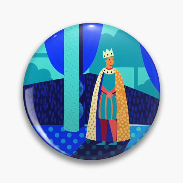 Item preview, Stylized King in Royal Setting Illustration designed and sold by ART ATTACK ZONE.
