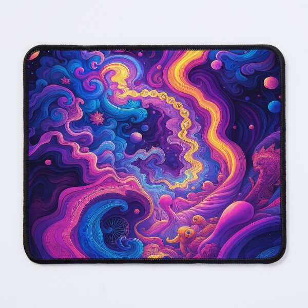 Item preview, Vibrant Abstract Dreamscape – Flood of colors meets dynamic forms in surreal harmony designed and sold by FotoworldEdel.