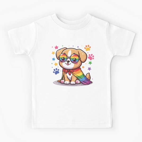 Item preview, progressive pride dog designed and sold by AnnaArtbyAMNA.