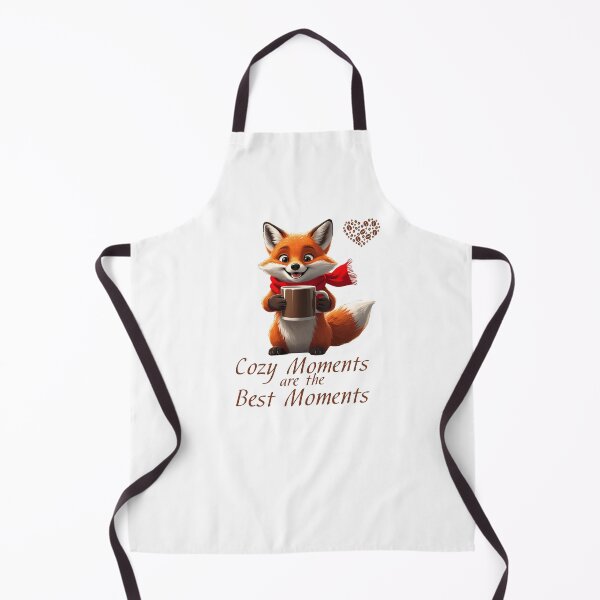 Item preview, Cozy Moments Fox - Fall Coffee Vibes designed and sold by Tienda-Vane.