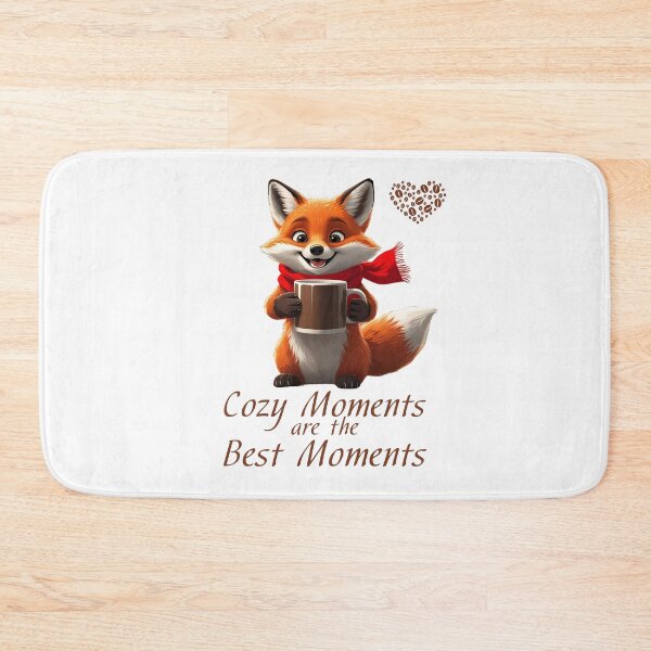 Item preview, Cozy Moments Fox - Fall Coffee Vibes  designed and sold by Tienda-Vane.