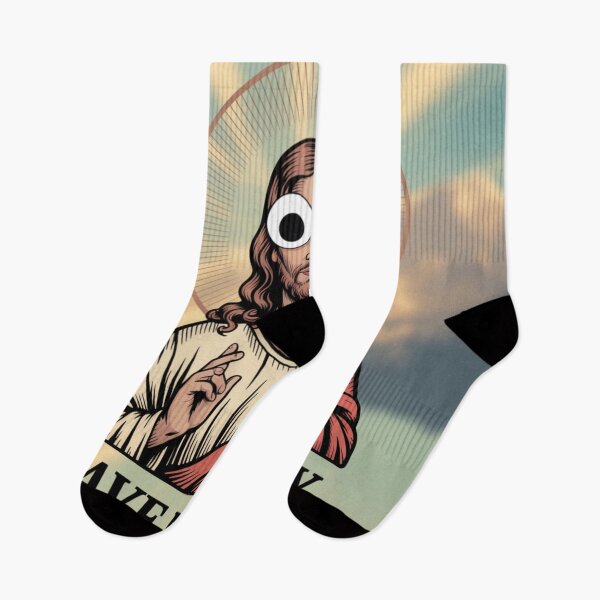Item preview, JESUS WITH GOOGLY EYES DIVINE COMEDY designed and sold by Obinne.