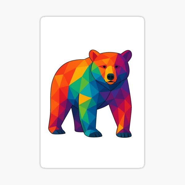 Item preview, Prismatic Bear designed and sold by TheWonkyEaselCo.