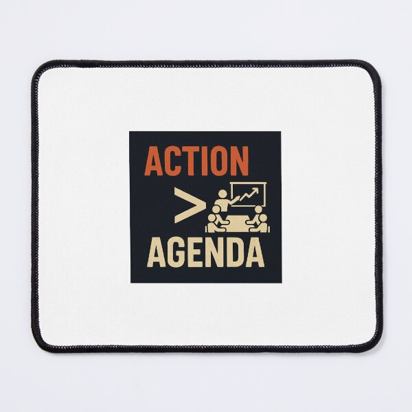 Item preview, Action > Agenda – Do More, Meet Less 2 designed and sold by D8LYFIN.