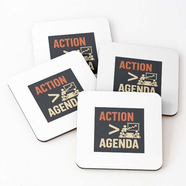 Item preview, Action > Agenda – Do More, Meet Less 2 designed and sold by D8LYFIN.