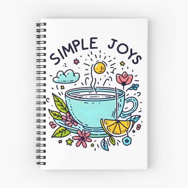 Item preview, simple joy, teacup, choose joy designed and sold by TrueArtVibes.