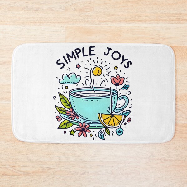 Item preview, simple joy, teacup, choose joy designed and sold by TrueArtVibes.