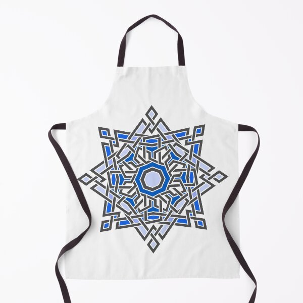 Item preview, Blue Ornate Star – Elegant Geometric Pattern designed and sold by Tarjiart.
