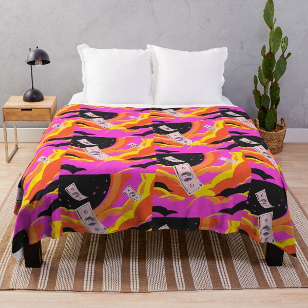 Item preview, Stylized Money Floating in Abstract Colorful Space designed and sold by ART ATTACK ZONE.