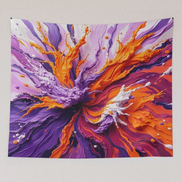 Item preview, Vibrant Abstract Dreamscape – Flood of colors meets dynamic forms in surreal harmony designed and sold by FotoworldEdel.