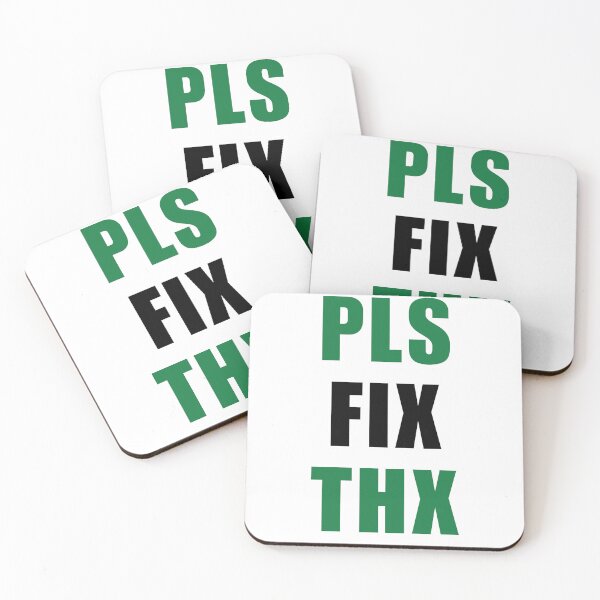 Item preview, PLS FIX THX (excel green) designed and sold by Michela Segato.