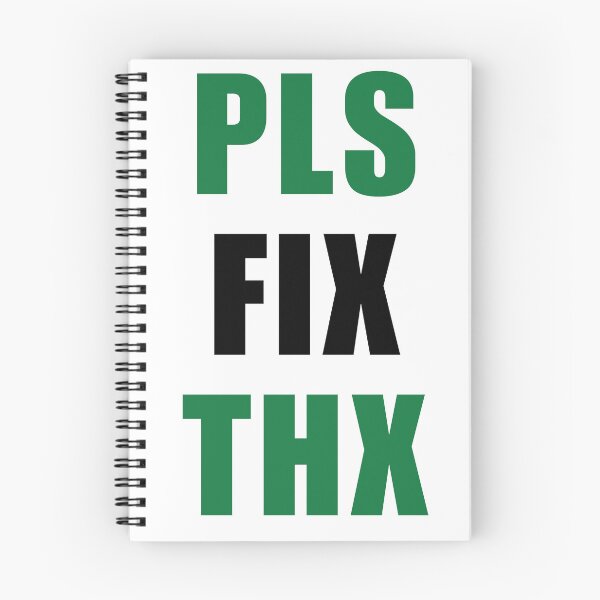 Item preview, PLS FIX THX (excel green) designed and sold by Michela Segato.