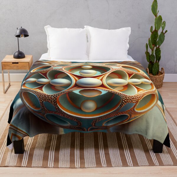 Item preview, Fractal Pearl Orb: Intricate Geometric Design designed and sold by ShadowAndSlate.
