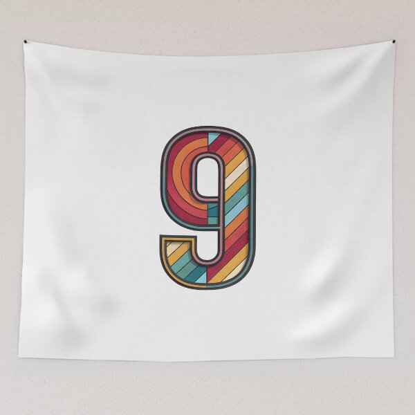 Item preview, Number 9 designed and sold by nimmitrends.