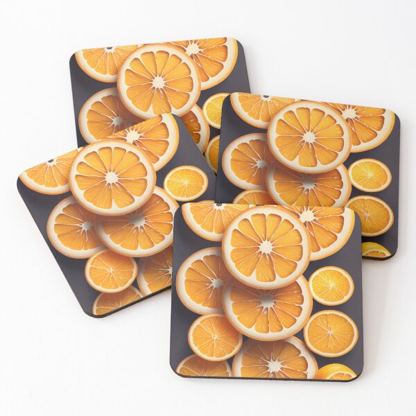 Item preview, Citrus Sunshine: Sliced Orange Pattern designed and sold by ShadowAndSlate.