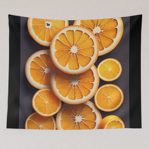 Item preview, Citrus Sunshine: Sliced Orange Pattern designed and sold by ShadowAndSlate.