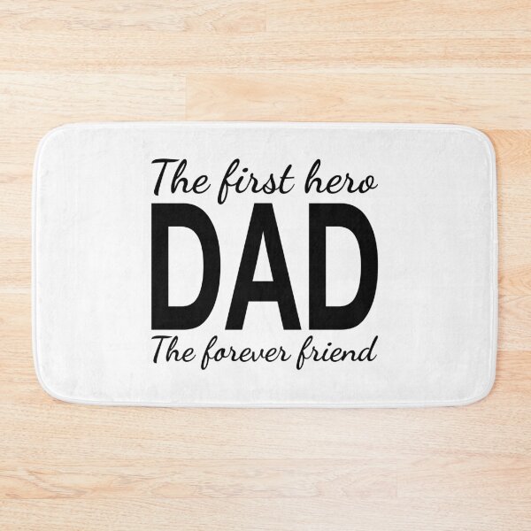 Item preview, Dad First Hero Forever Friend Vintage Quote Design designed and sold by MONTRIS.