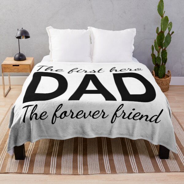 Item preview, Dad First Hero Forever Friend Vintage Quote Design designed and sold by MONTRIS.