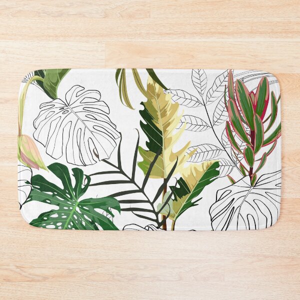 Item preview, Fashionable seamless tropical pattern with tropical leaves. designed and sold by MatyKotiv.