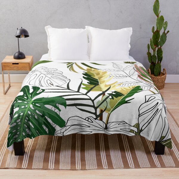Item preview, Fashionable seamless tropical pattern with tropical leaves. designed and sold by MatyKotiv.