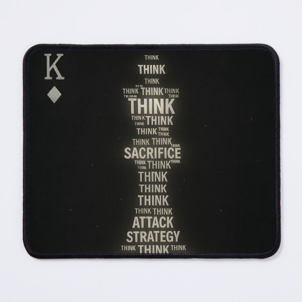 Item preview, Chess Typography Wall Art – THINK, STRATEGY, CHECKMATE Motivational Poster for Gamers & Entrepreneurs designed and sold by AbstractAuraArt.