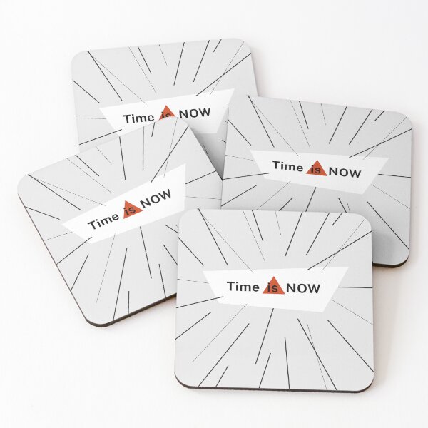Item preview, Time is NOW – Minimalist Motivational Poster designed and sold by Form & Function.