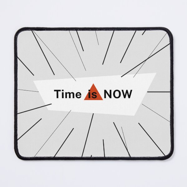 Item preview, Time is NOW – Minimalist Motivational Poster designed and sold by Form & Function.