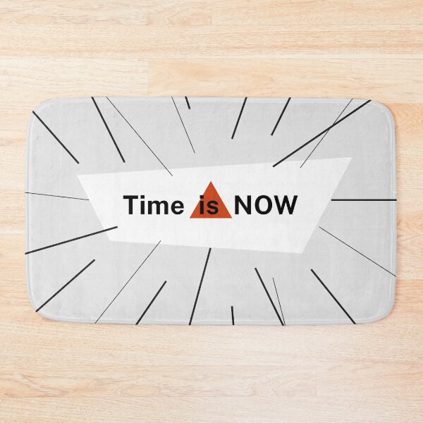 Item preview, Time is NOW – Minimalist Motivational Poster designed and sold by Form & Function.