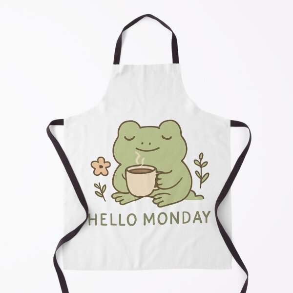Item preview, Cute Coffee Frog – Kawaii Pastel Aesthetic for Cozy Vibes designed and sold by YONKO STORE.