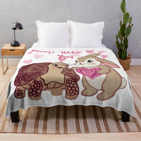Item preview, Always Hare for You – Turtle and Rabbit Friendship Art designed and sold by WeChasetheSun.
