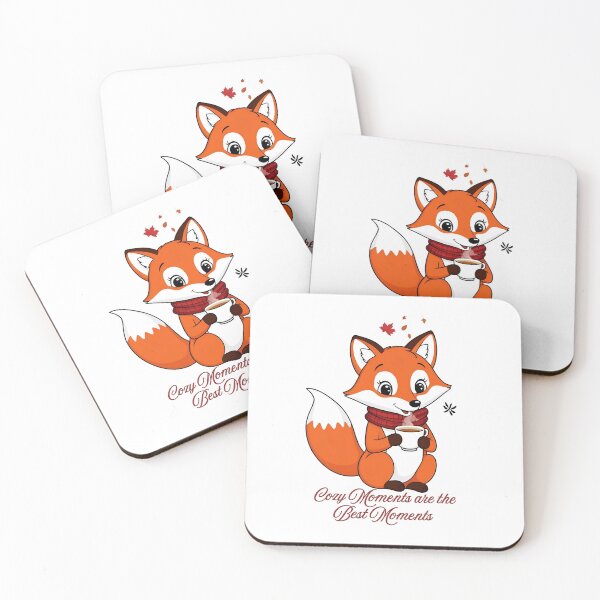 Item preview, Warm Fox Vibes - Coffee, Comfort & Chill designed and sold by Tienda-Vane.
