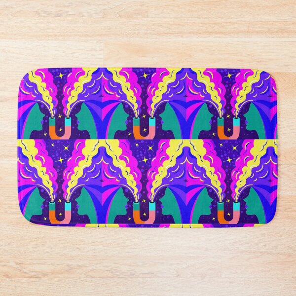 Item preview, Vibrant Heads with Abstract Psychedelic Emanations designed and sold by ART ATTACK ZONE.