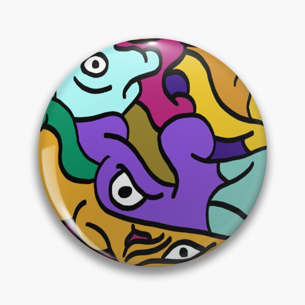 Item preview, Carnival Mindstorm: Faces in Colorful Confusion by Cotchichi designed and sold by Cotchichi.