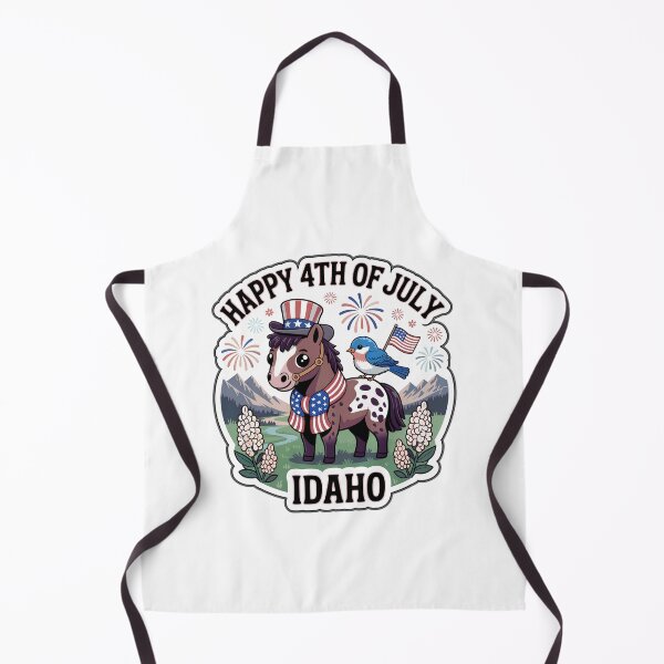 Item preview, Idaho 4th of July Appaloosa Horse and Mountain Bluebird Vintage Sticker designed and sold by Nuist25.