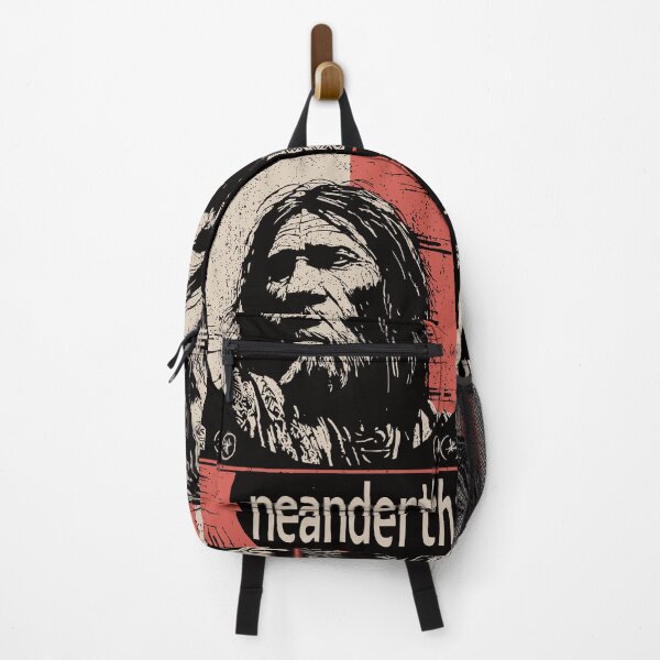 Item preview, Neanderthal Man – Prehistoric Portrait in Retro Brutalist Style designed and sold by TuncGK.