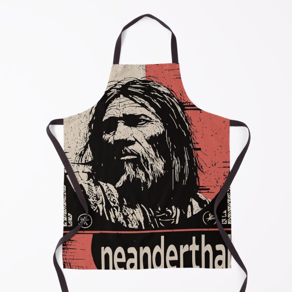 Item preview, Neanderthal Man – Prehistoric Portrait in Retro Brutalist Style designed and sold by TuncGK.