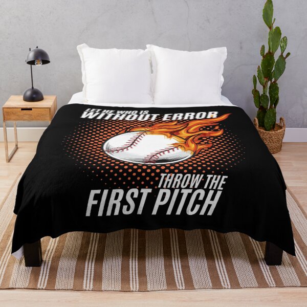 Item preview, Let He Who Is Without Error Throw The First Pitch designed and sold by GiggleGooods.