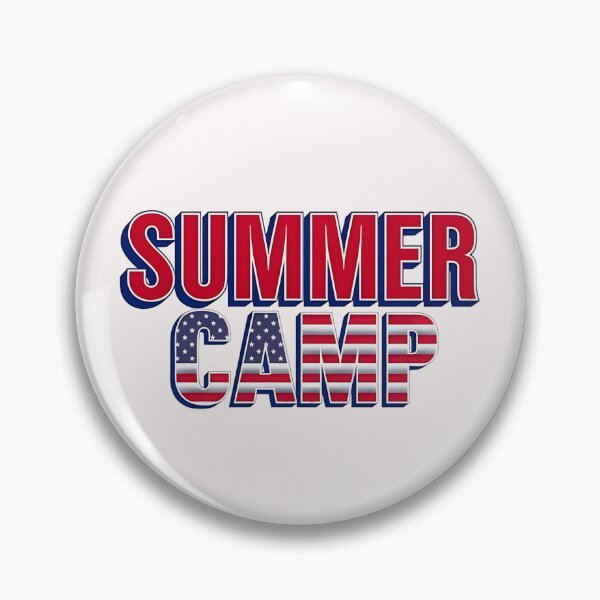 Item preview, Patriotic Summer Camp T-Shirt – USA Flag Red White Blue Bold Design designed and sold by FestivityFinds.