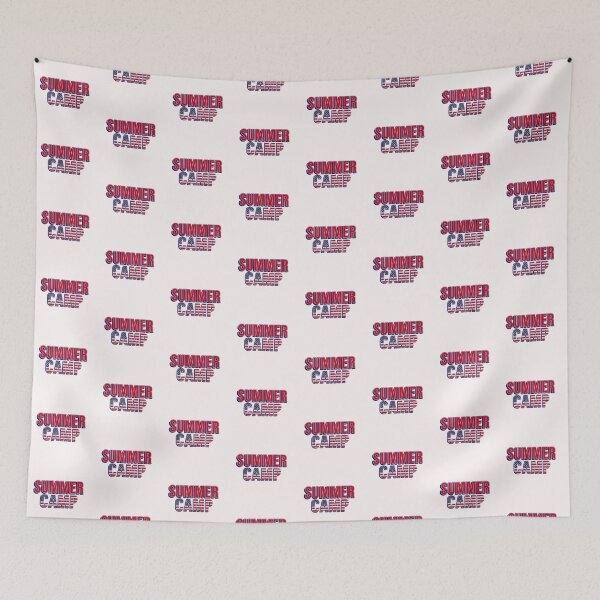 Item preview, Patriotic Summer Camp T-Shirt – USA Flag Red White Blue Bold Design designed and sold by FestivityFinds.